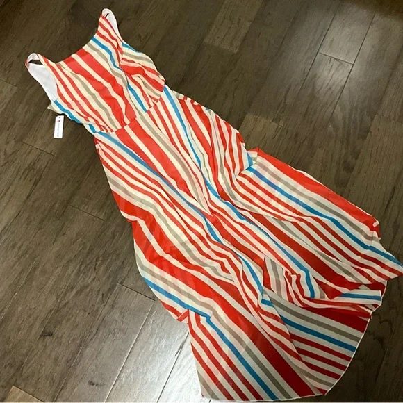 NWT Urban Cowgirl Red Light Charming Sleeveless Striped - Picture 9 of 12